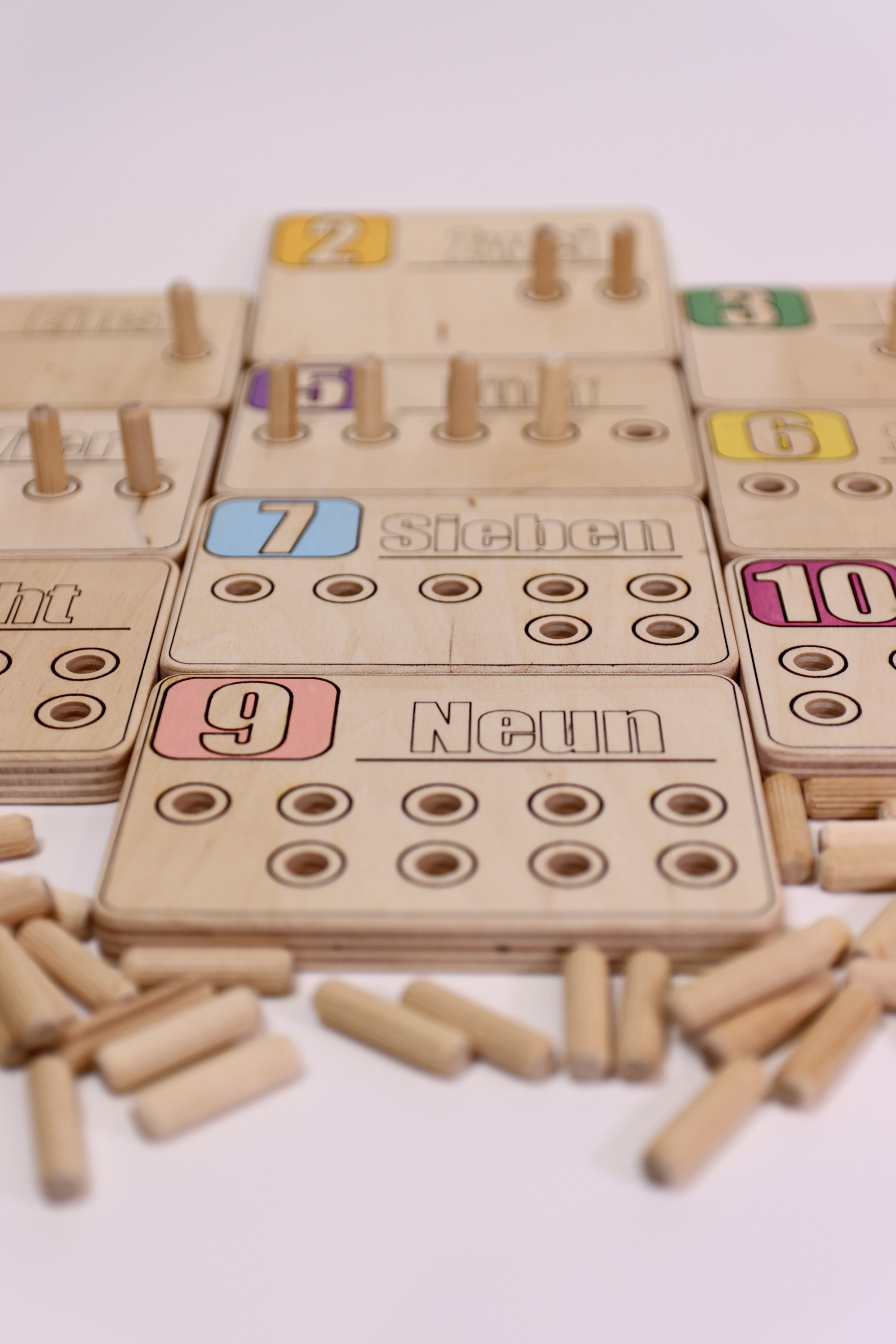 Wooden Educational Toy for Learning Numbers